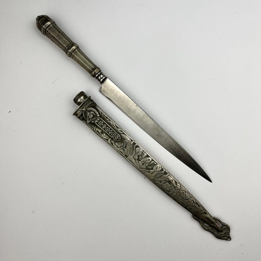 Cuchillo criollo "Corneta" en metal - Imagen 2