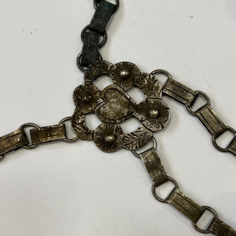 Freno en hierro forjado, plata y oro - Imagen 4