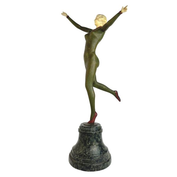 Escultura criselefantina "Bailarina"