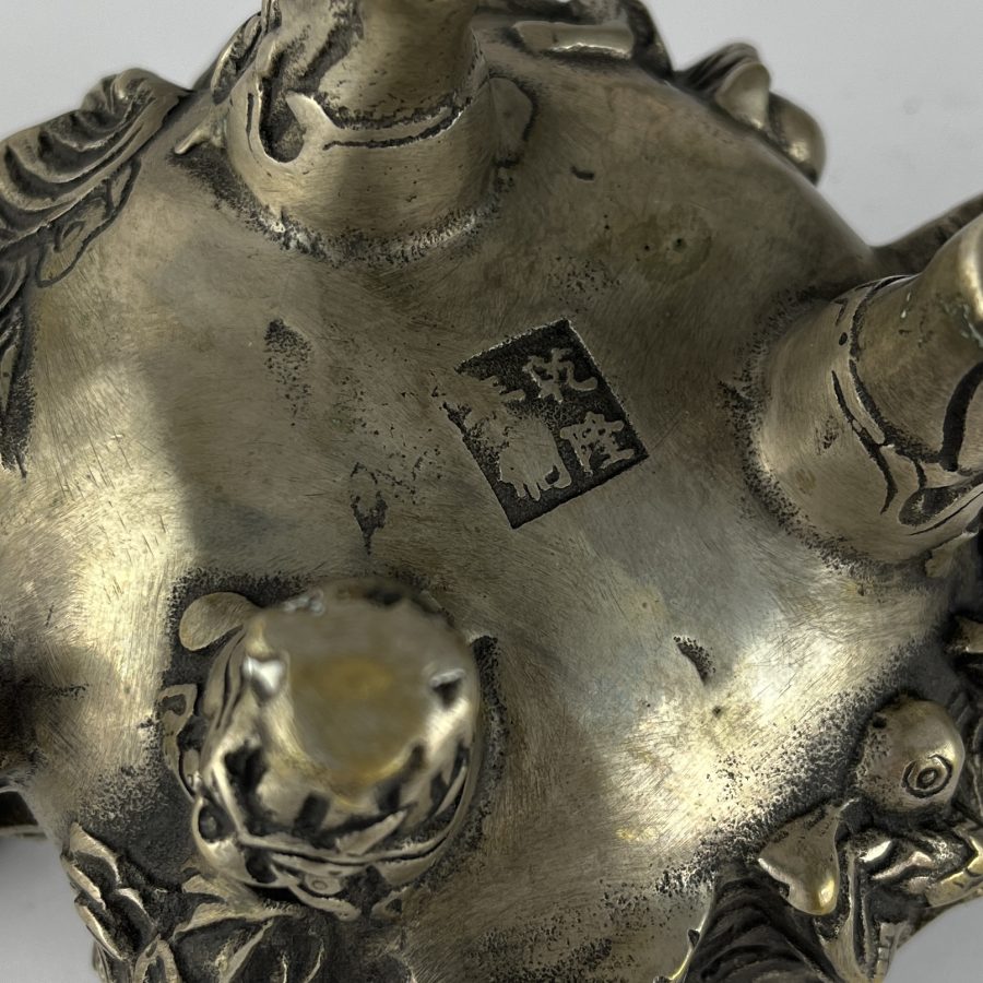 Sahumador oriental en metal - Imagen 2