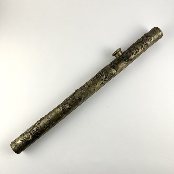 Pipa para opio en bronce