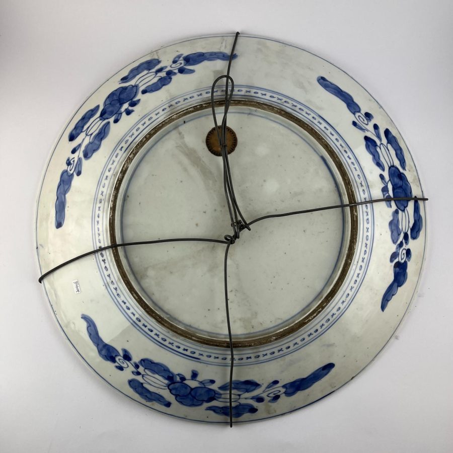Plato chino en porcelana Imari - Imagen 2