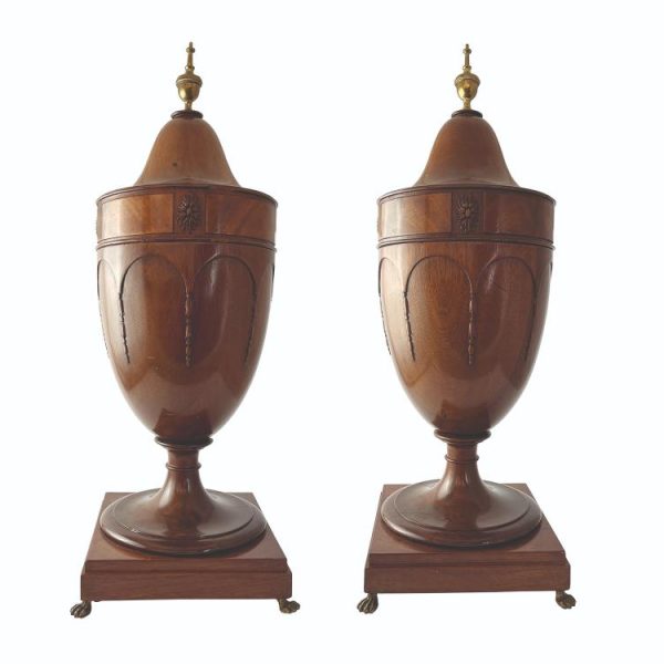 Par de cuberteras inglesas estilo Adams