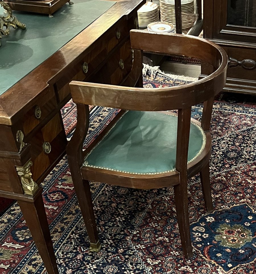 Juego de escritorio y sillón estilo Imperio - Imagen 2