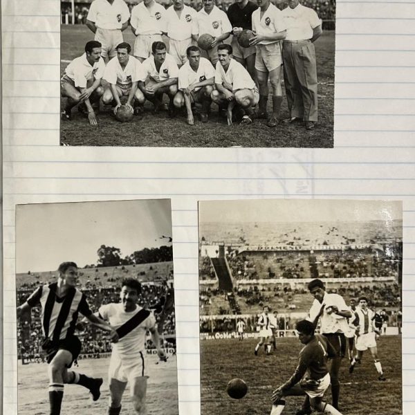 Álbum con 153 fotos del Fútbol Uruguayo y sudamericano