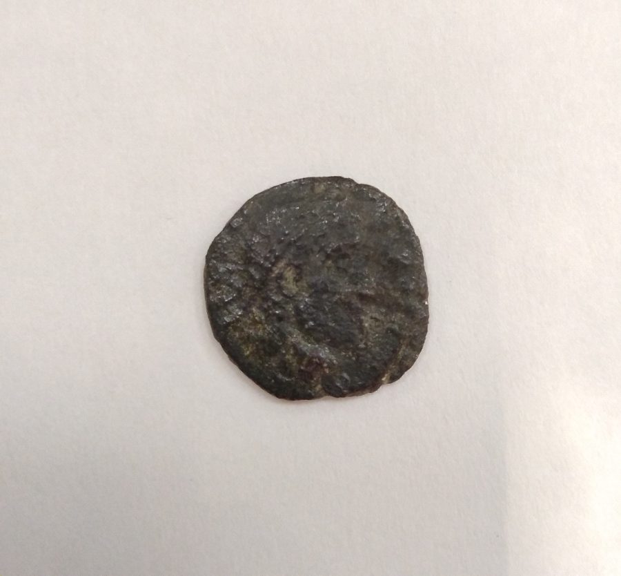 Moneda Imperio Romano bronce Constantino 345 d.C. - Imagen 2