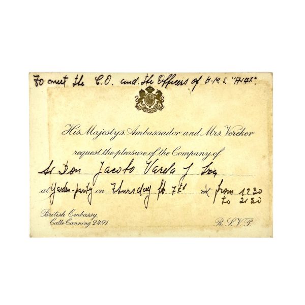 Tarjeta de invitación Oficiales del Ajax