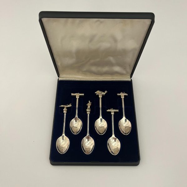 6 cucharas conmemorativas Falklands War 1982