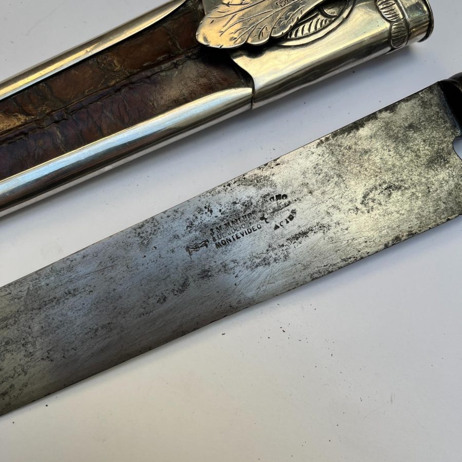 Cuchillo criollo en plata - Imagen 4