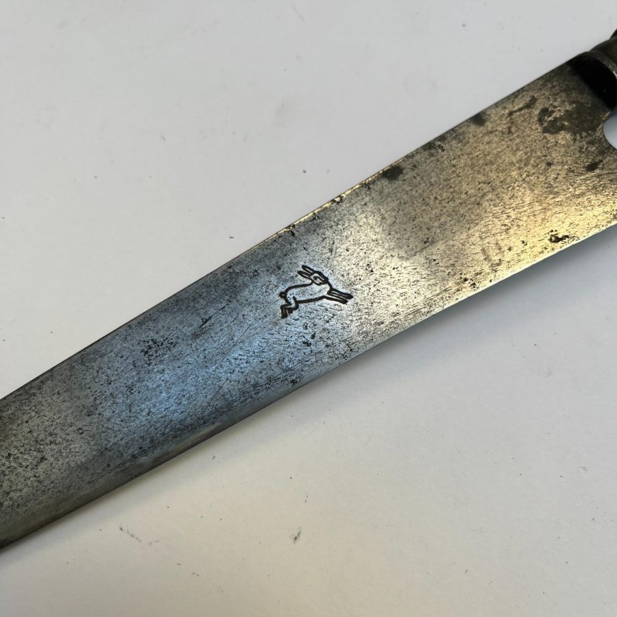 Cuchillo criollo en plata y oro - Imagen 2