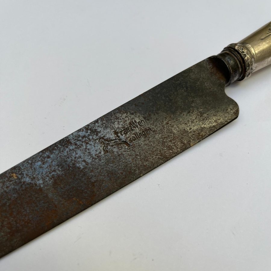 Cuchillo criollo en plata y oro - Imagen 2