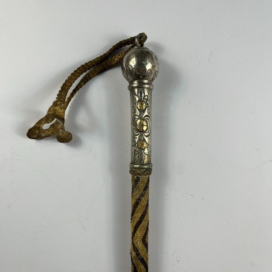 Rebenque con plata y oro - Imagen 2