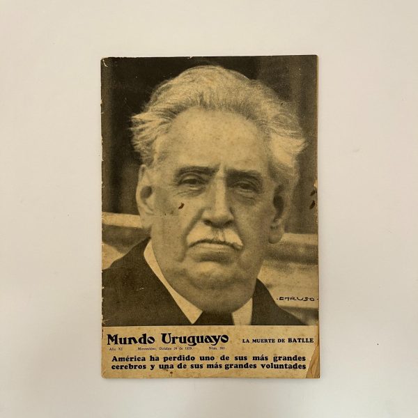 Mundo Uruguayo fallecimiento José Batlle y Ordóñez