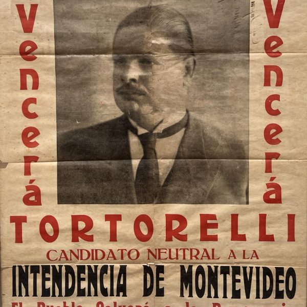 Afiche Domingo Tortorelli elecciones 1942