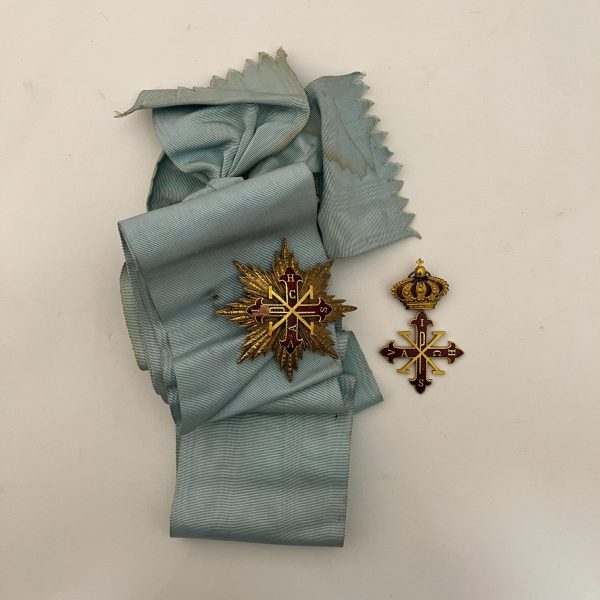 Condecoración Sagrada orden militar Constantiniana de San Jorge