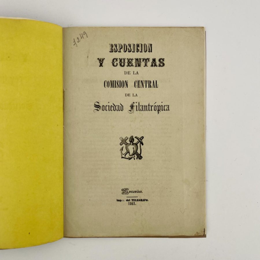 Exposición de Caridad y Beneficencia Pública. Encuadernado con: 
 
Memoria presentada por La Junta Económico-Administrativa saliente a la entrante. Acompañado por: 
 
Esposición (sic) y Cuentas de la Comisión Central de la Sociedad Filantrópica - Imagen 2