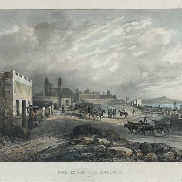  THEODORE FISQUET. Puerta de la Ciudadela de Montevideo
