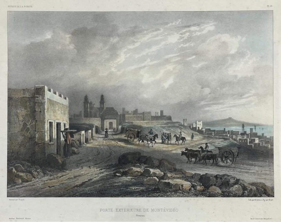  THEODORE FISQUET. Puerta de la Ciudadela de Montevideo