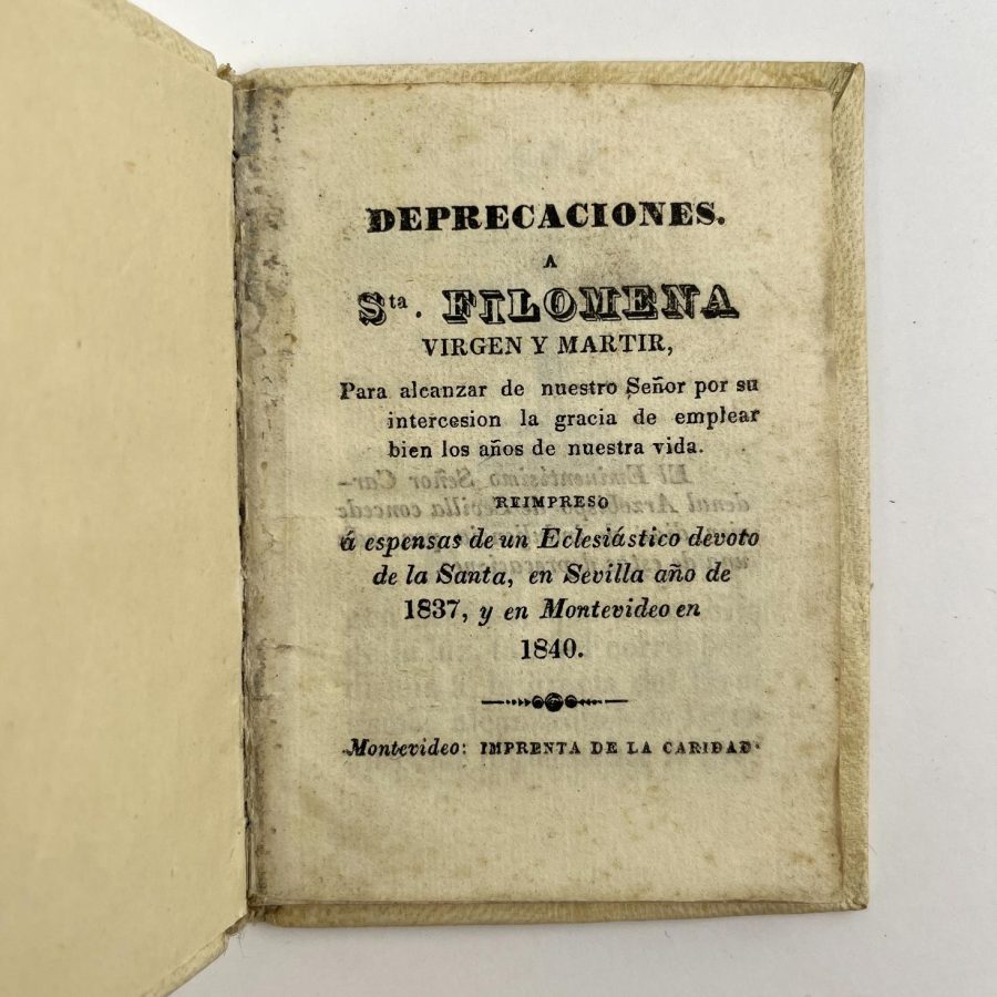 DÁMASO ANTONIO LARRAÑAGA
Novena al Gloriosísimo Bienaventurado Príncipe de los Apóstoles San Pedro Acompañado por:
 
Deprecaciones a Sta. Filomena Virgen y Martir - Imagen 2