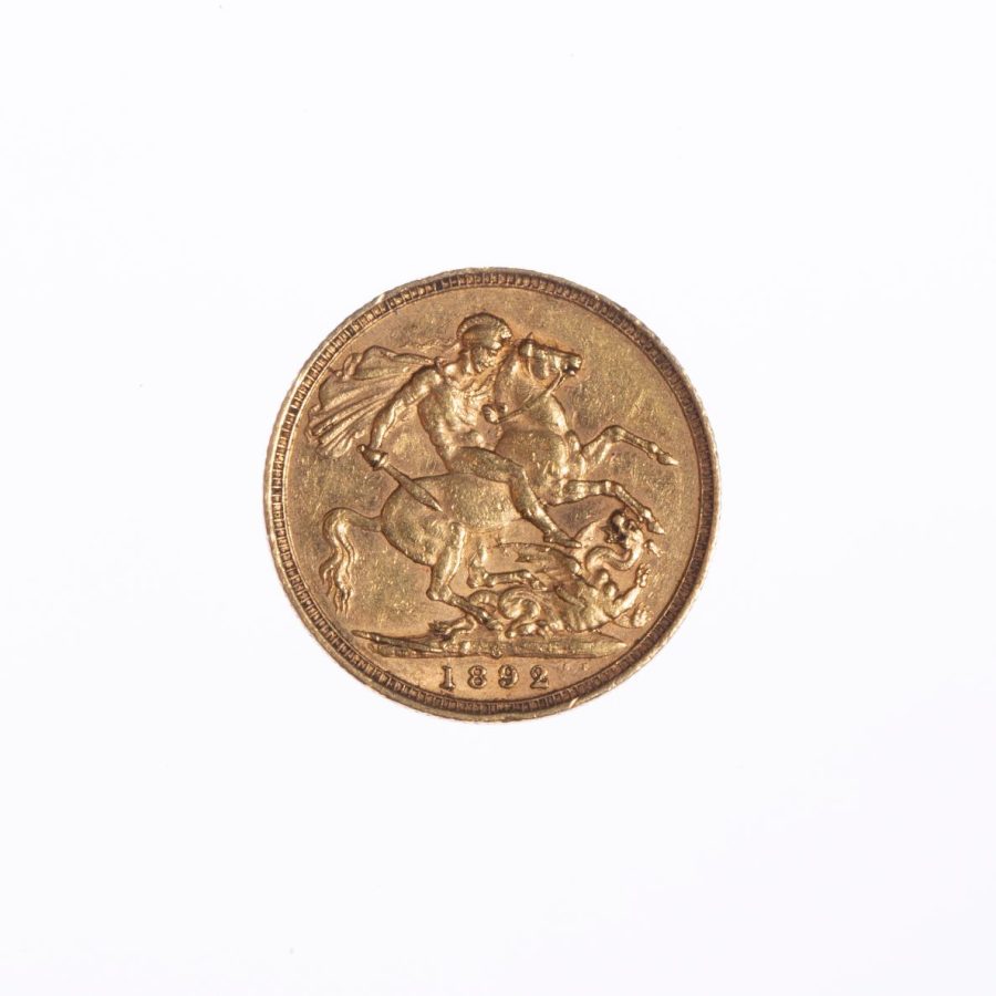 Moneda libra oro - Imagen 2