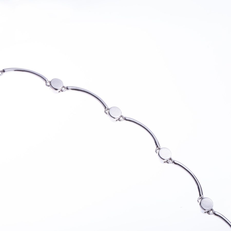 Gargantilla oro blanco y diamantes - Imagen 3