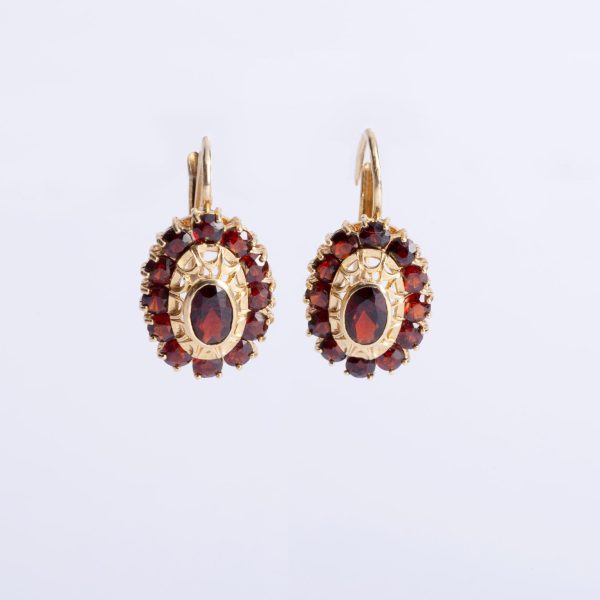 Caravanas oro 18 K y citrinos
