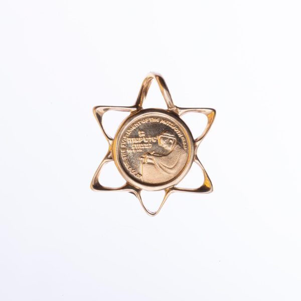 Colgante israelí oro 14 K amarillo