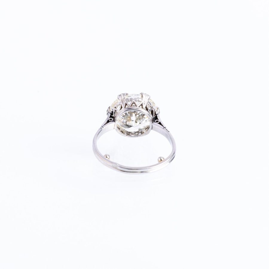 Anillo platino y diamante - Imagen 3