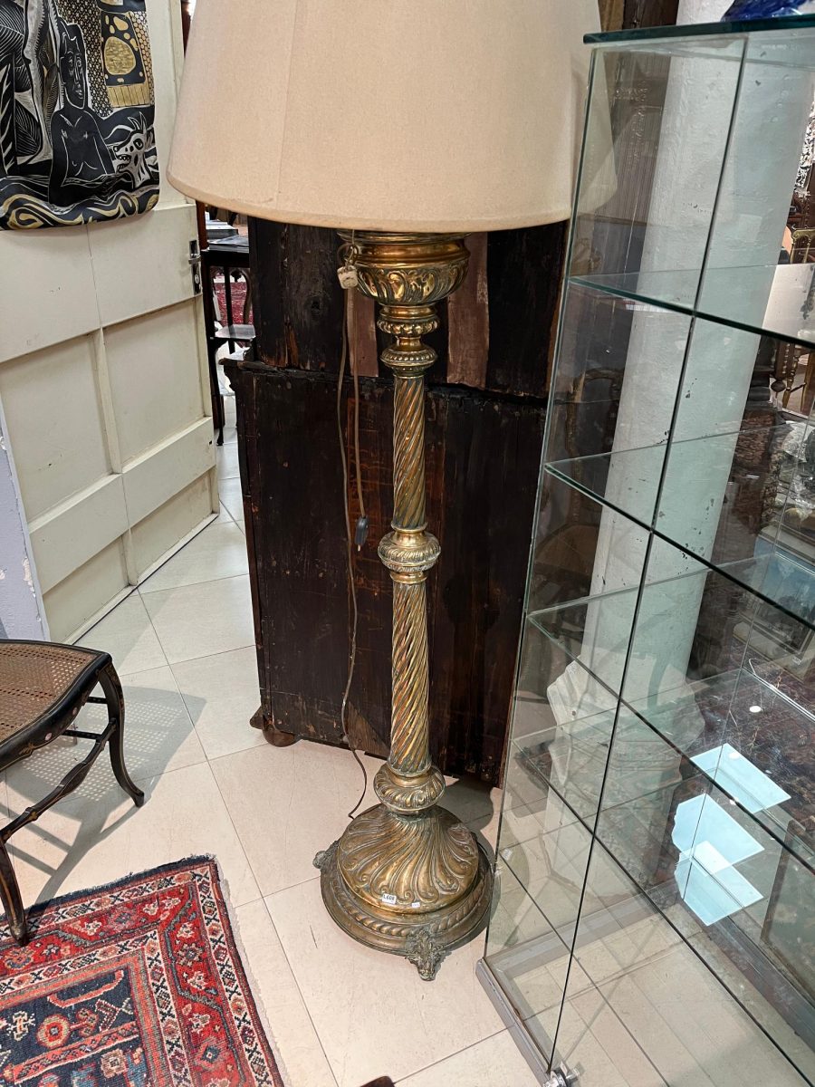 Lámpara en bronce
