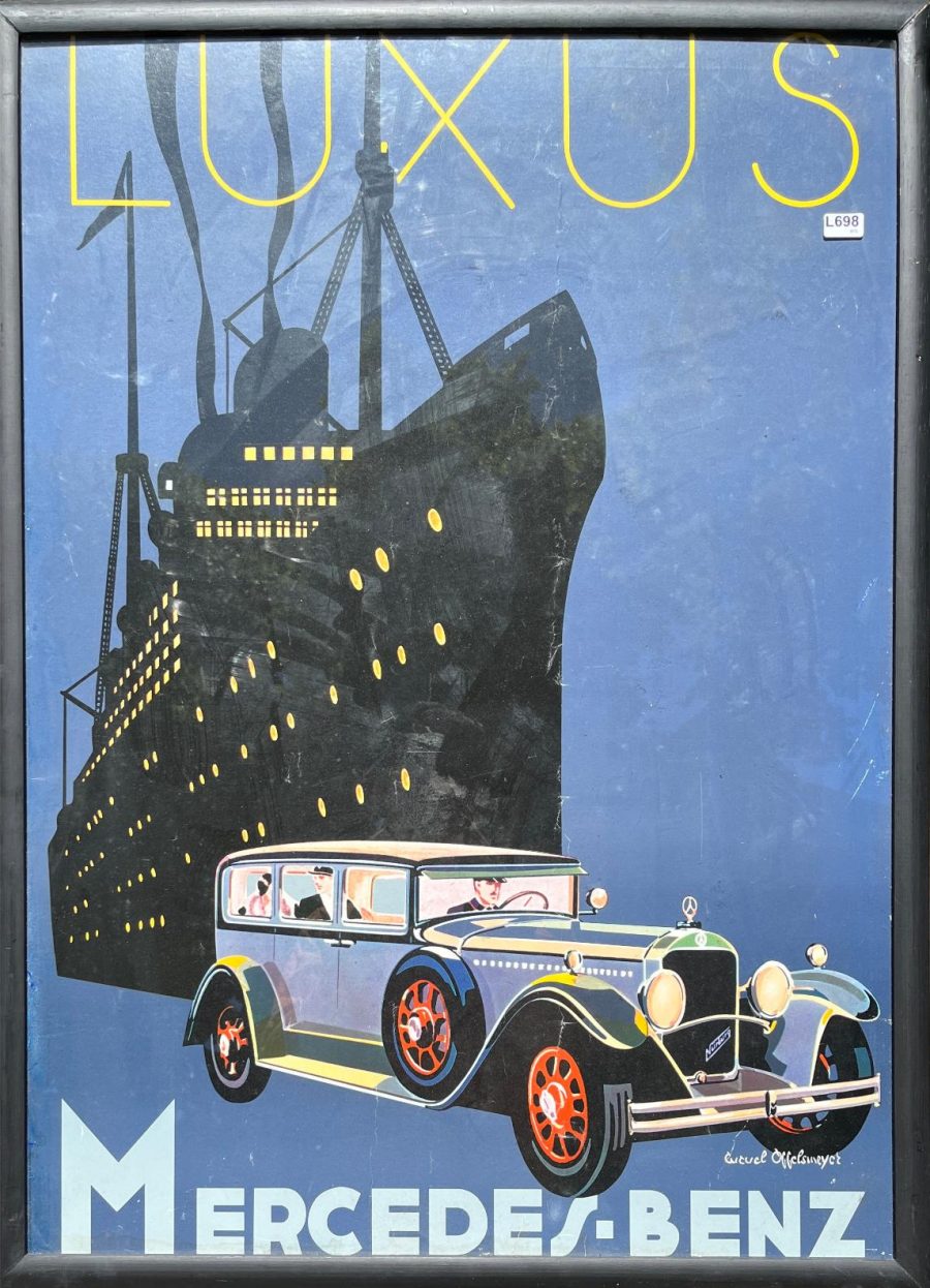 Afiche Color "Luxus Mercedes-Benz"
