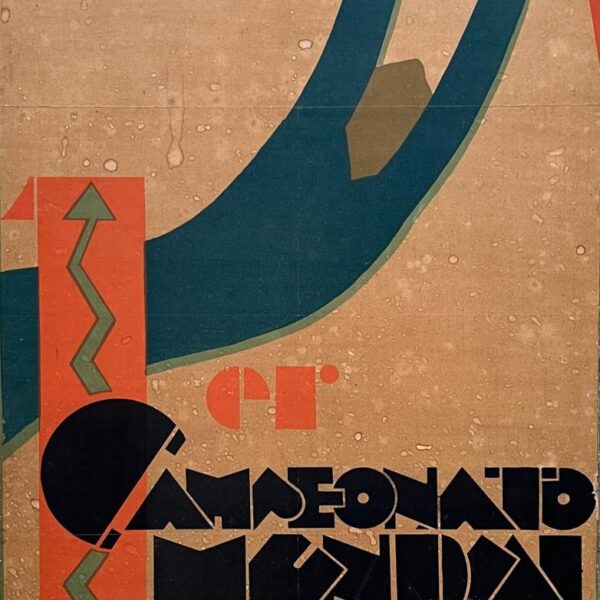 Afiche “1er Campeonato Mundial de Football”