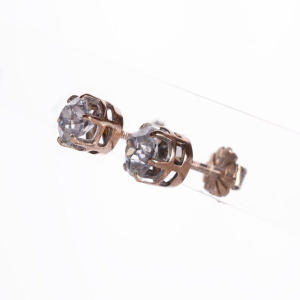 Tornillos en oro 18 K con brillantes