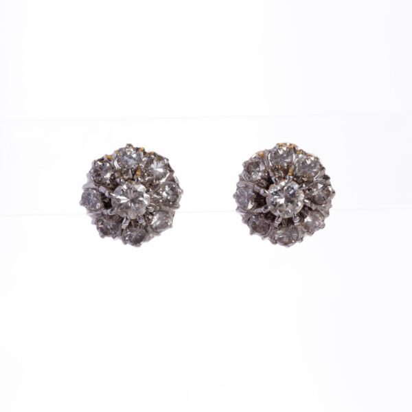 Tornillos en oro 18 K con brillantes