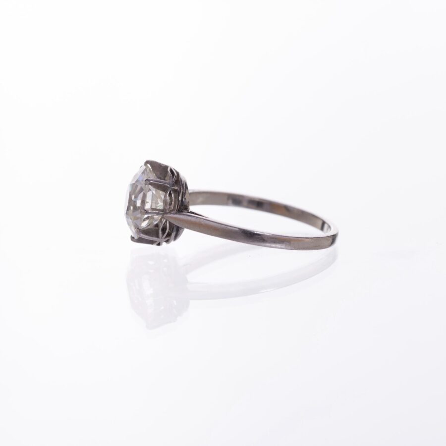 Anillo solitario en oro 18 K con brillante - Imagen 3