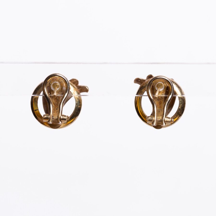 Caravanas en oro 18 K - Imagen 2