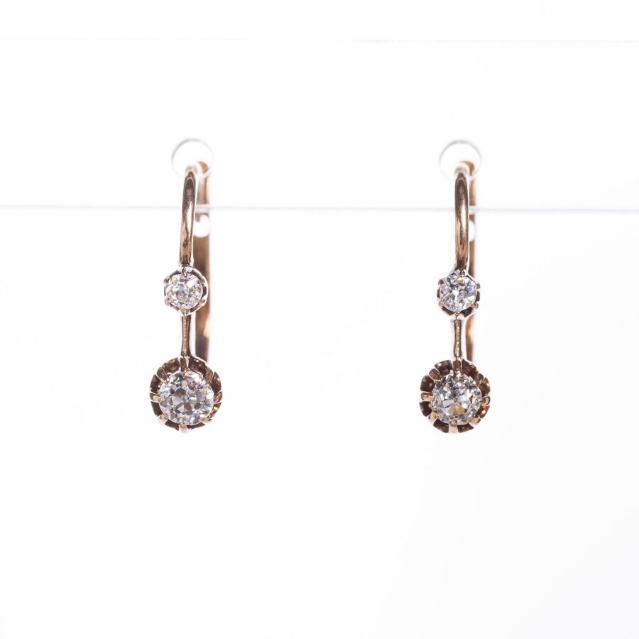 Cravanas en oro 18 K con zirconias - Imagen 2