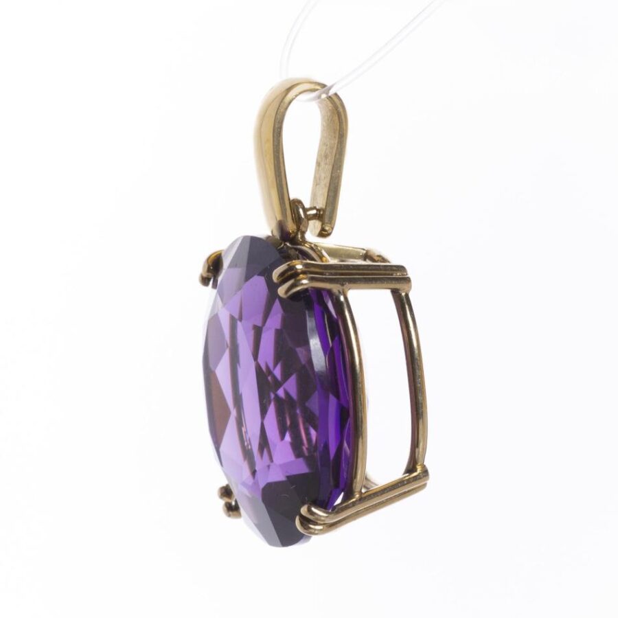Colgante en oro 18 K con amatista - Imagen 2