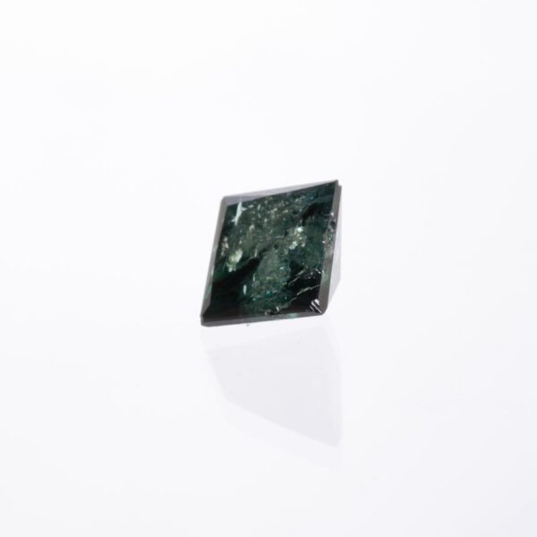 Diamante verde talla princesa