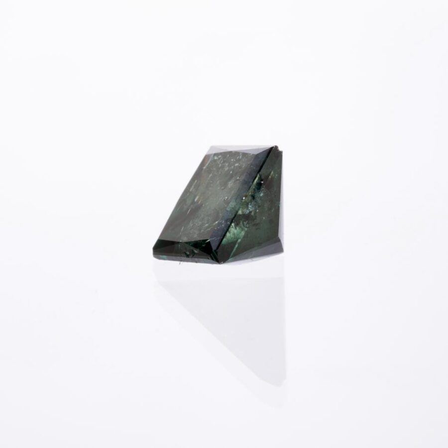 Diamante verde talla princesa - Imagen 4