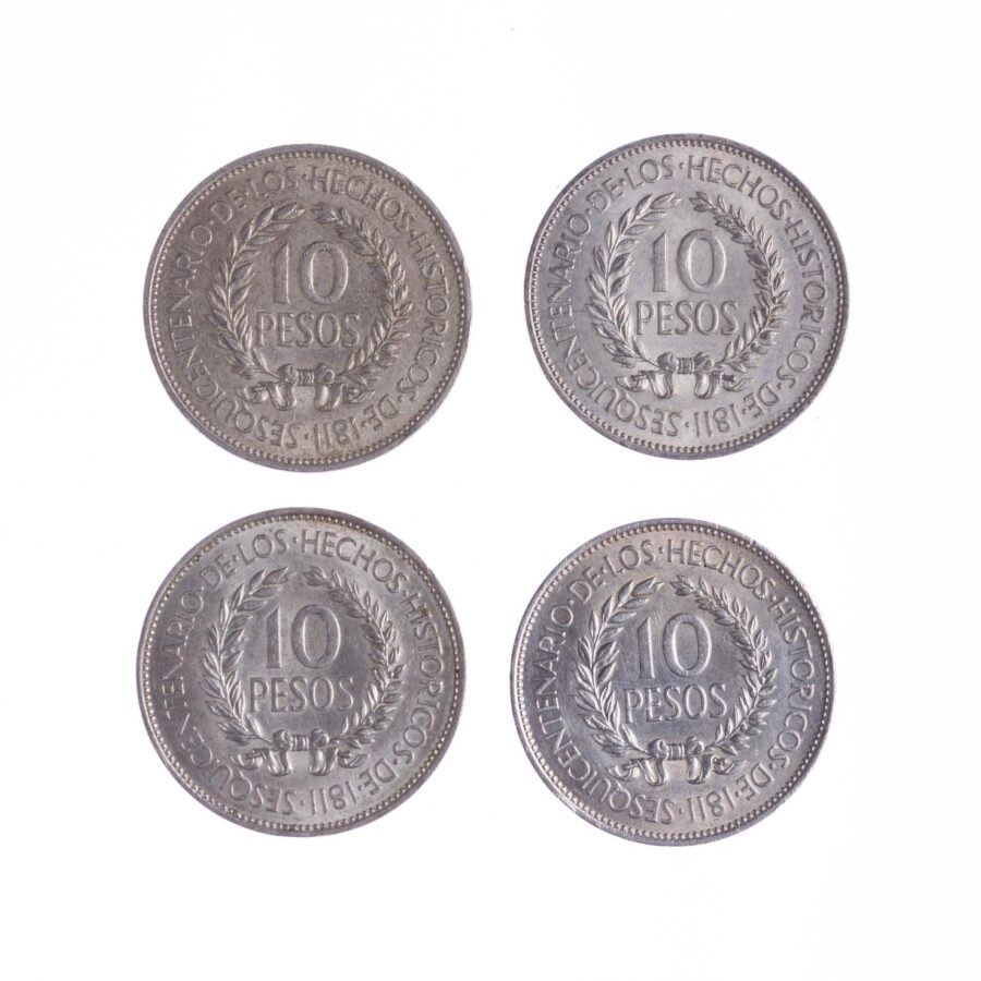 Cuatro monedas en plata - Imagen 2