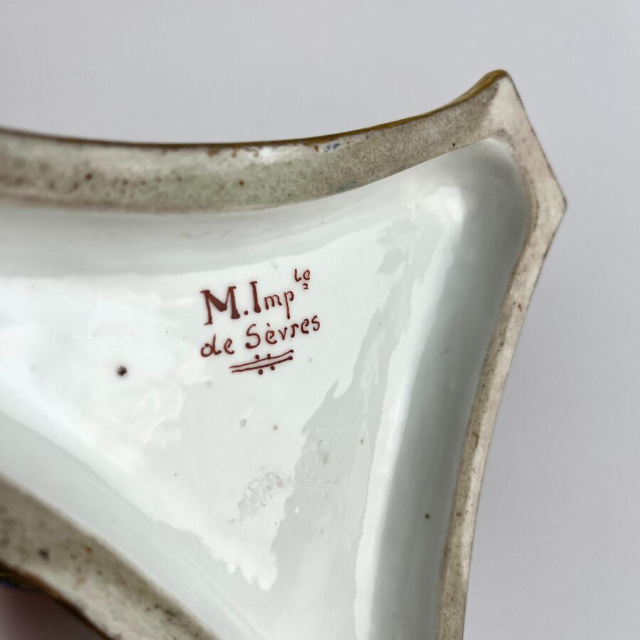 Sahumador francés en porcelana Sèvres - Imagen 2