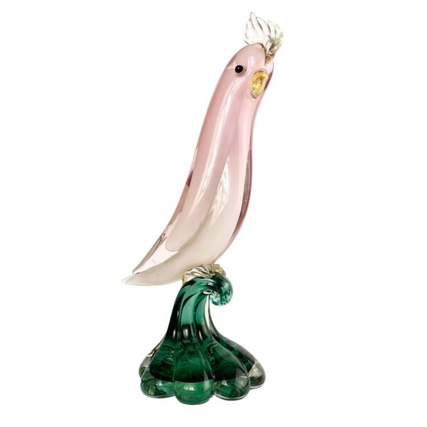Escultura italiana en cristal de Murano