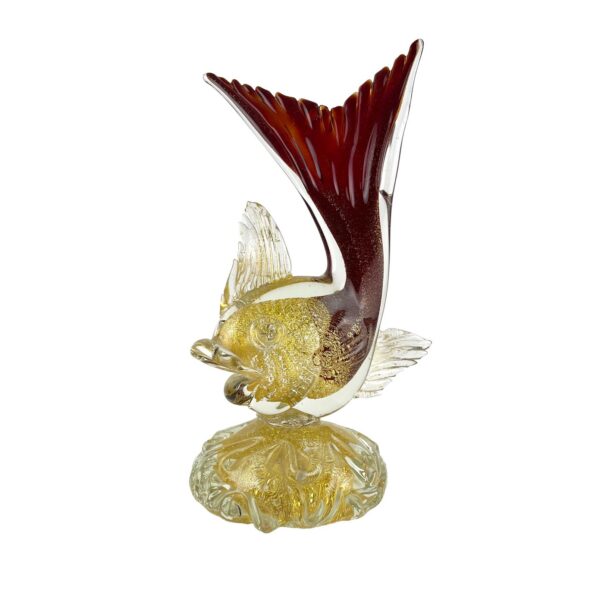 Escultura italiana en cristal de Murano