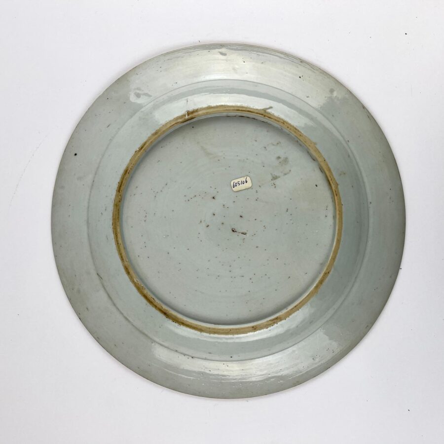 Par de platos chinos en porcelana Compañía de Indias - Imagen 3