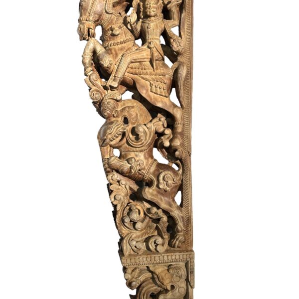 Ménsula india en madera