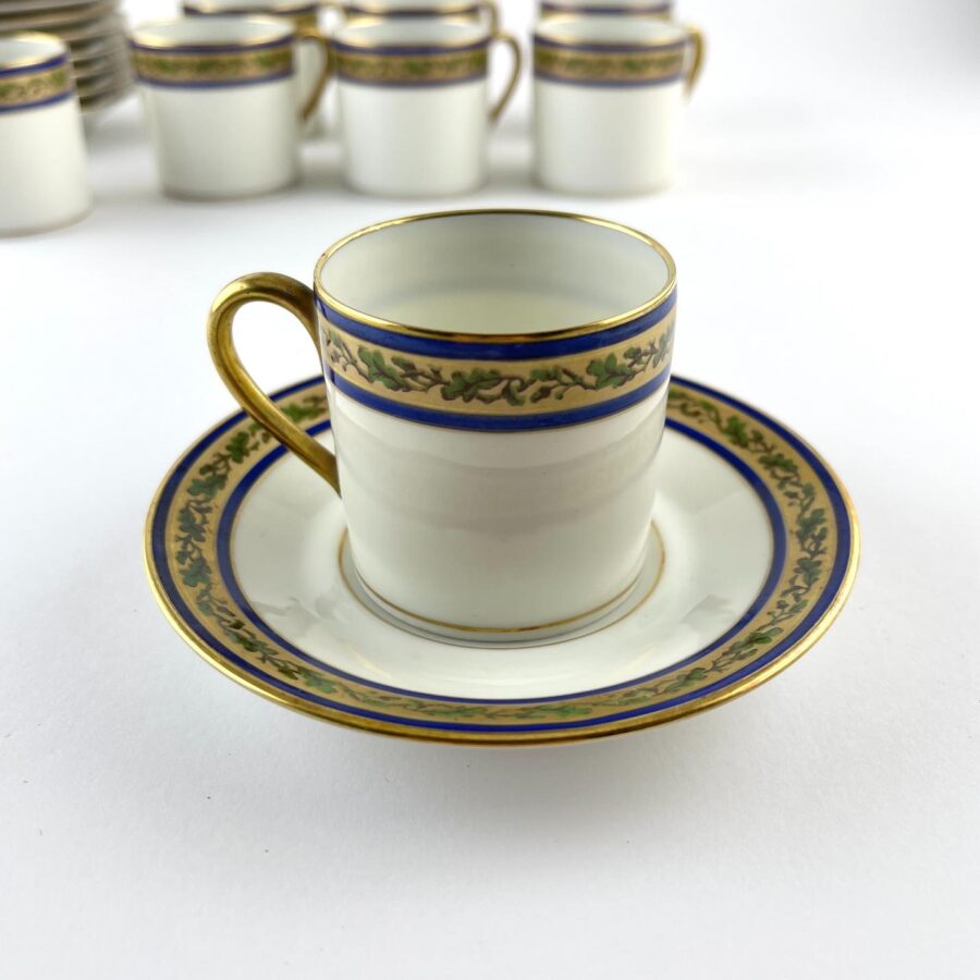 Juego de pocillos en porcelana Limoges - Imagen 2