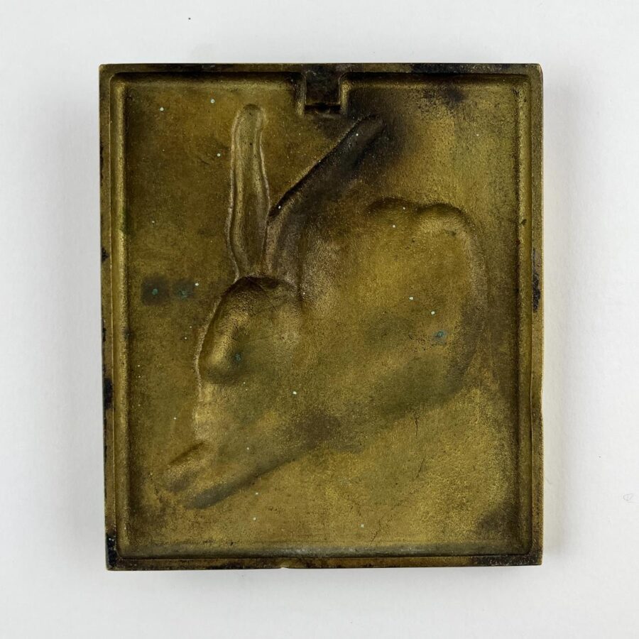 Placa en bronce "Liebre de Durero" - Imagen 2