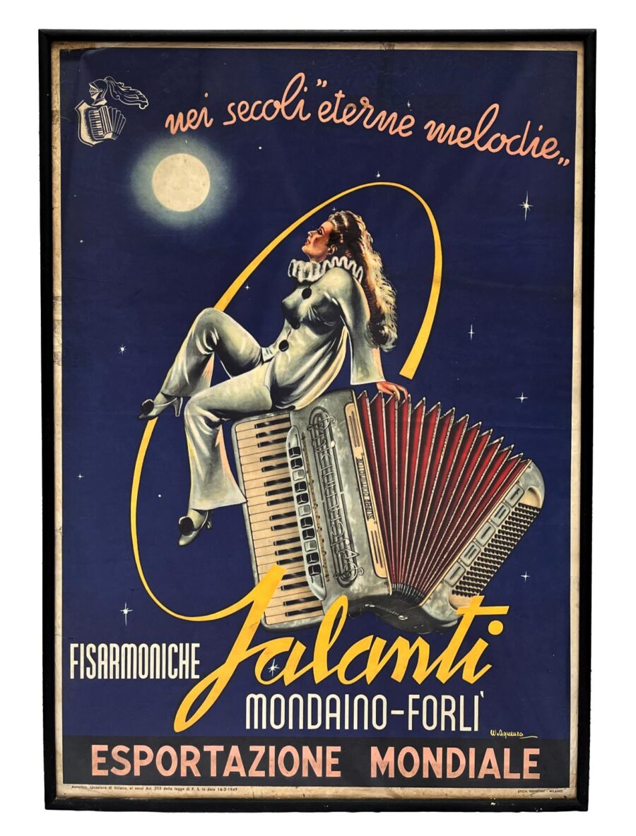 Afiche acordeones Galanti