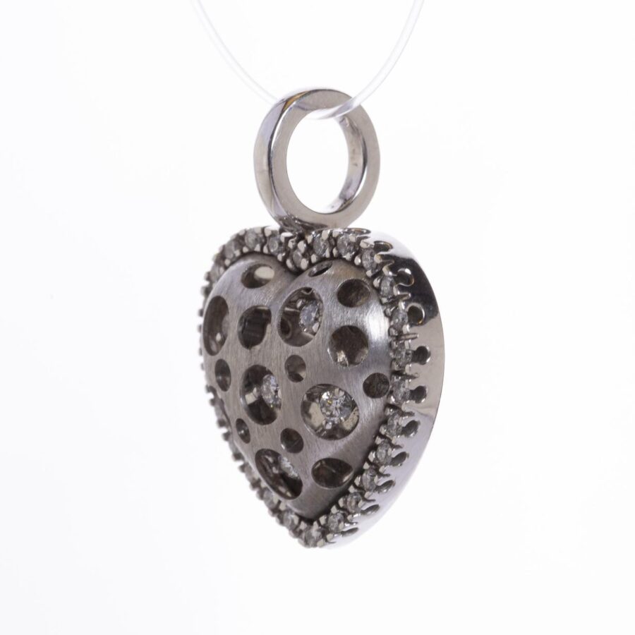 Colgante en oro 18 K con brillantes - Imagen 2