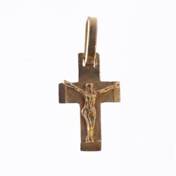 Crucifijo en oro 18 K